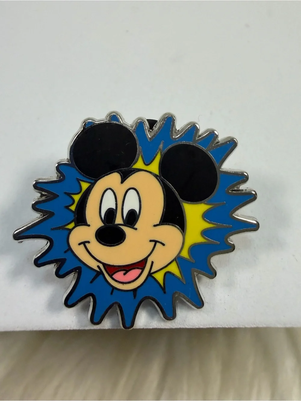 💙3/$20💙 Disney Mickey Mouse Starburst Enamel Pin - Blue & Yellow